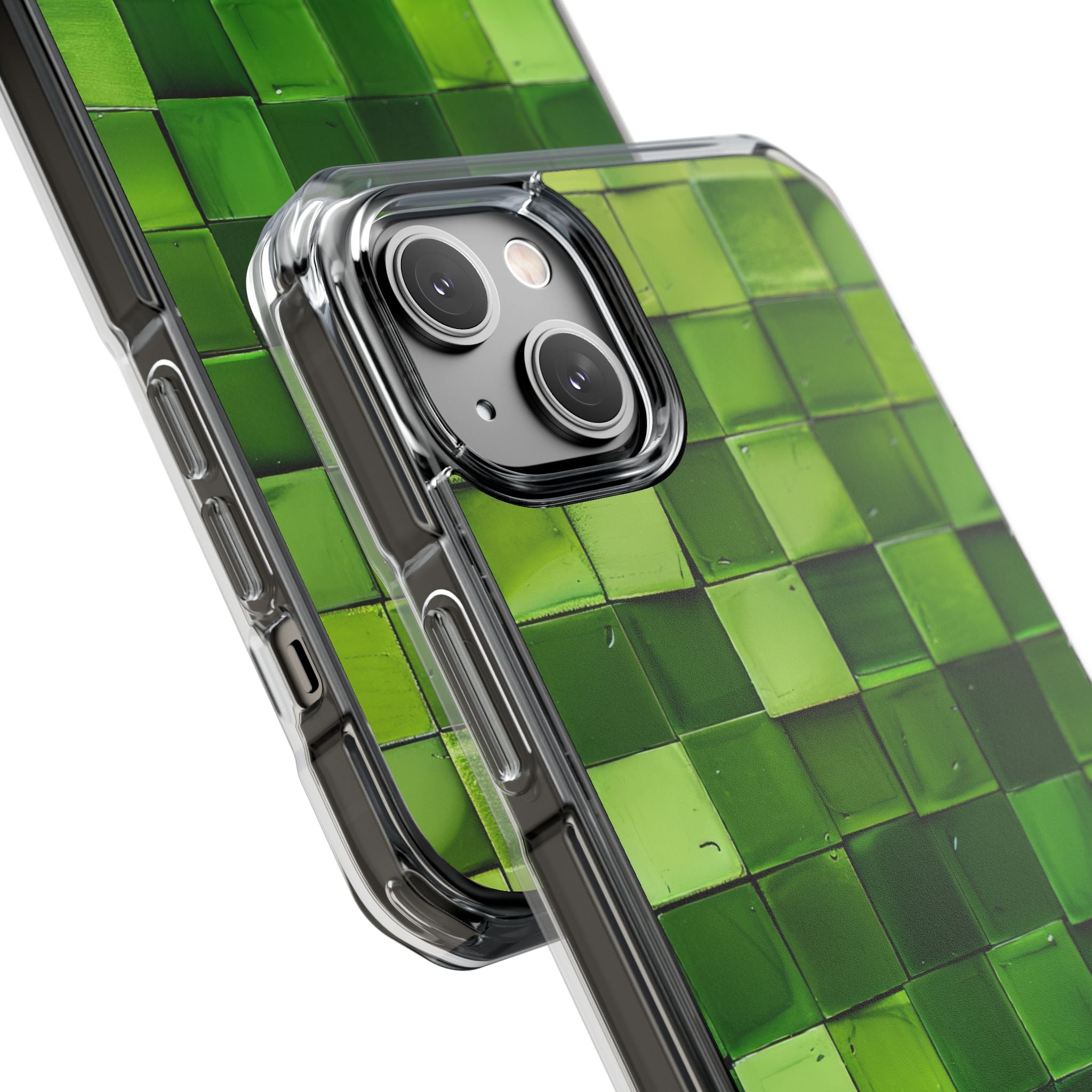 Green Tile Harmony iPhone 14 - Impact Clear+