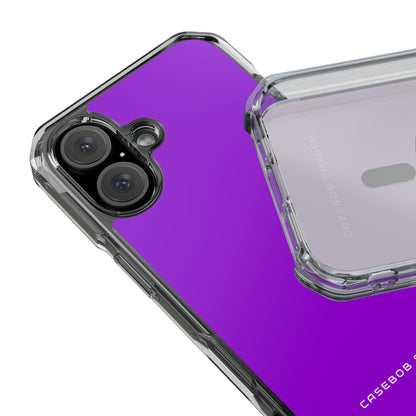 Dark Violet iPhone 16 - Clear Impact Phone Case