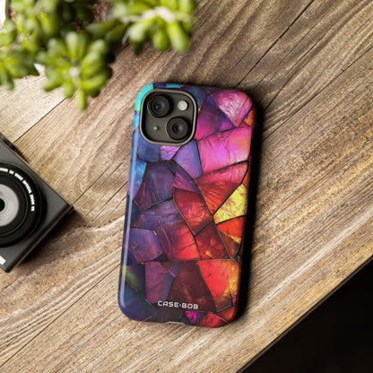 Cracked Prism iPhone 15 Case - Tough