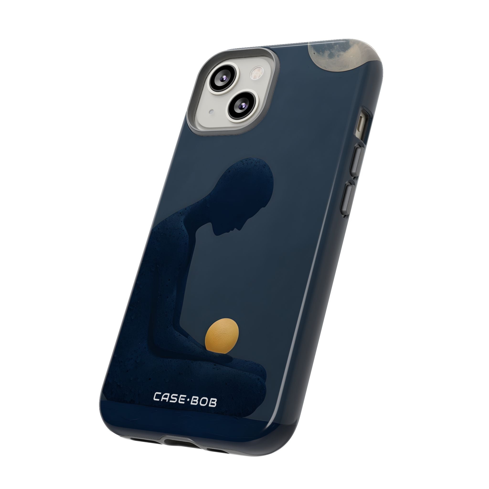 Moonlit Contemplation iPhone 14 Case - Tough