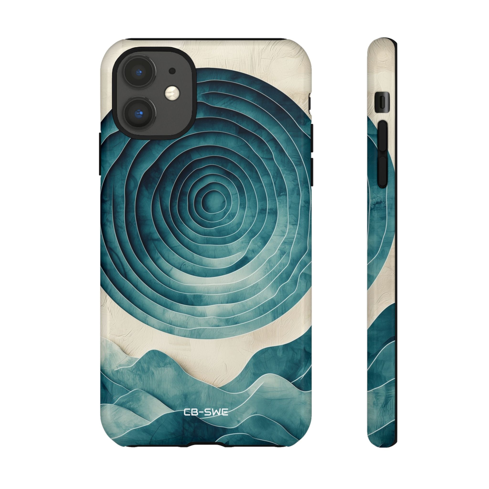 Waves Embrace Circles - iPhone Case