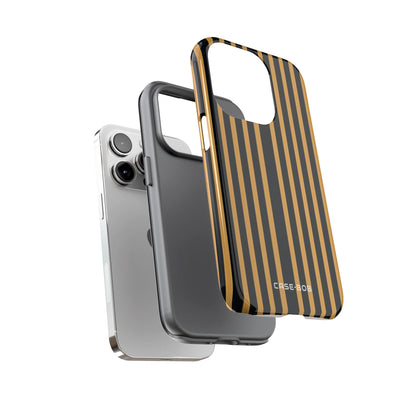 Golden Stripes iPhone 14 Pro Case - Tough