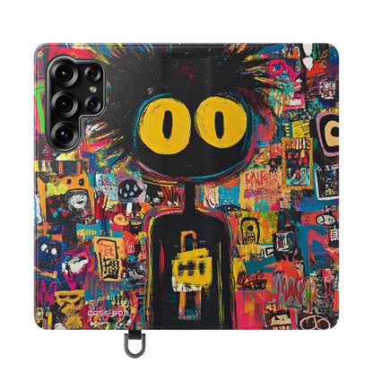 Yellow Eyes - Samsung S25 Ultra Case - Wallet
