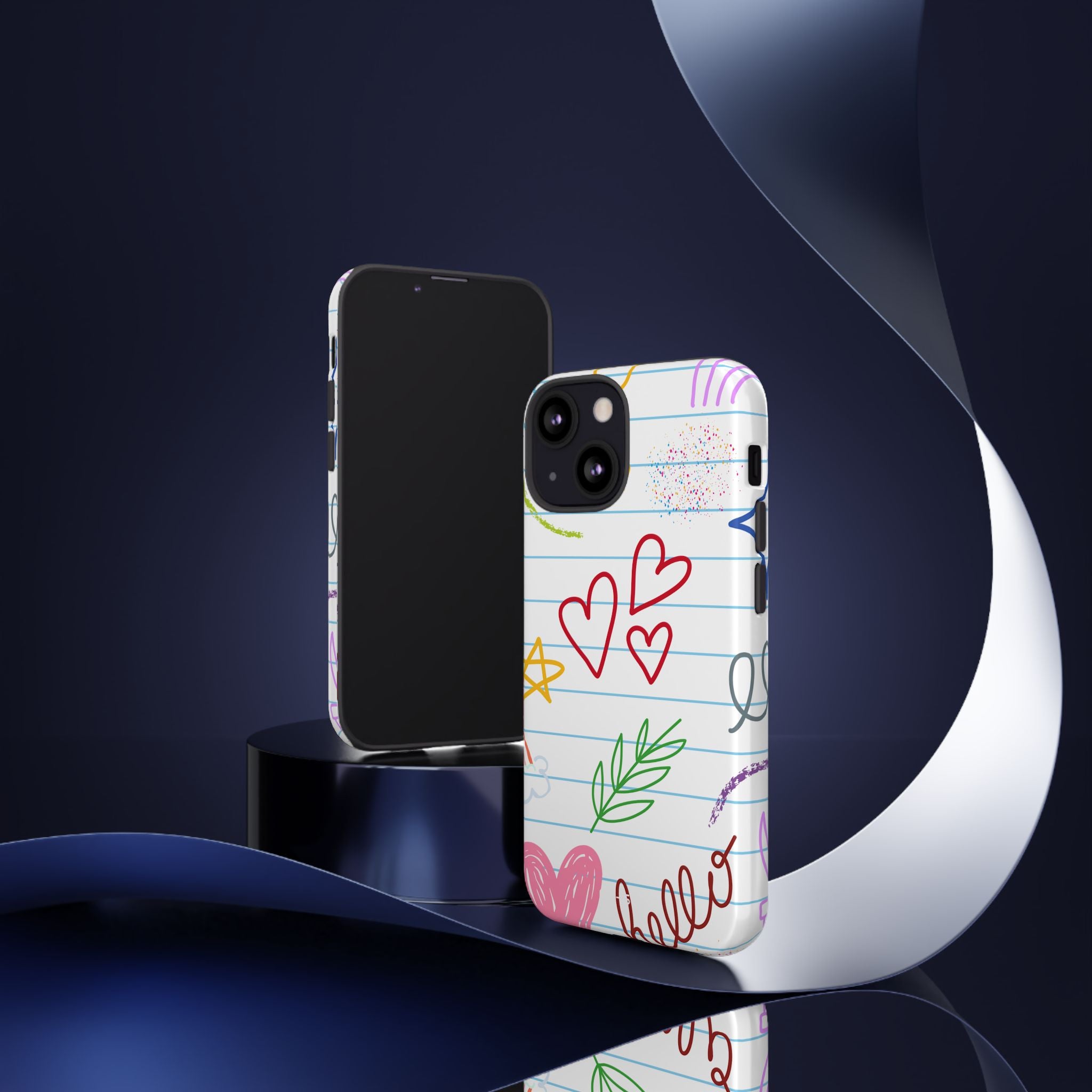 Hearts Dance Happily - iPhone Case