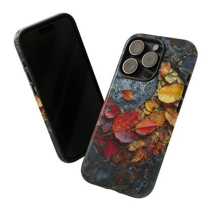 Autumn Peace Leaf Sign - Protective Phone Case