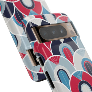 Blue Retro - Protective Phone Case