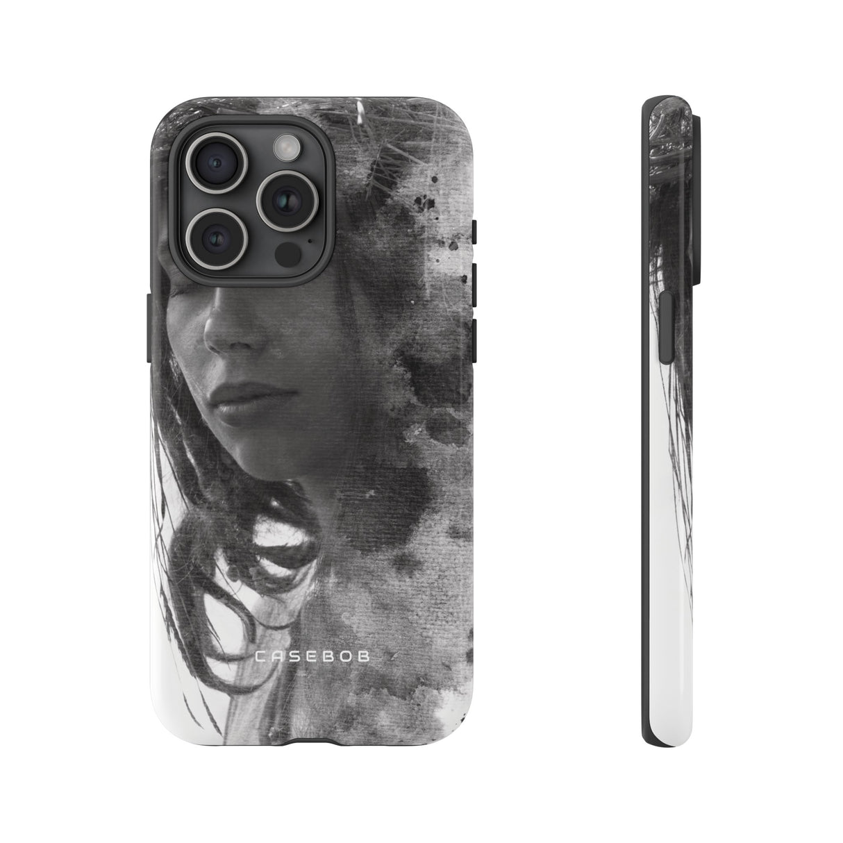 Portrait Lady Phone Case - Protective Phone Case