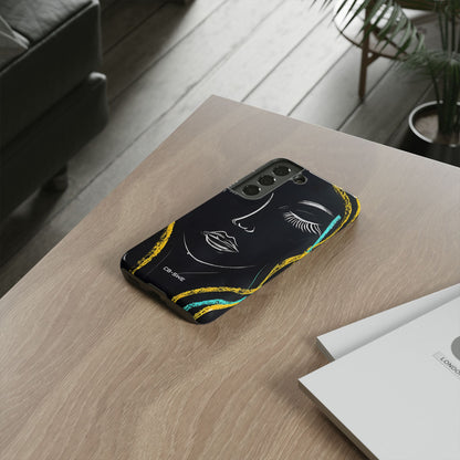 Vivid Minimalist Portrait - Samsung Case