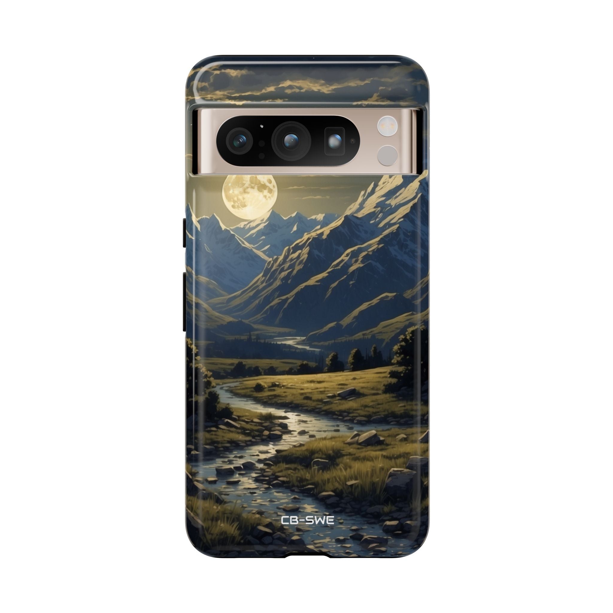Moonlight Guides River - Google Pixel Case