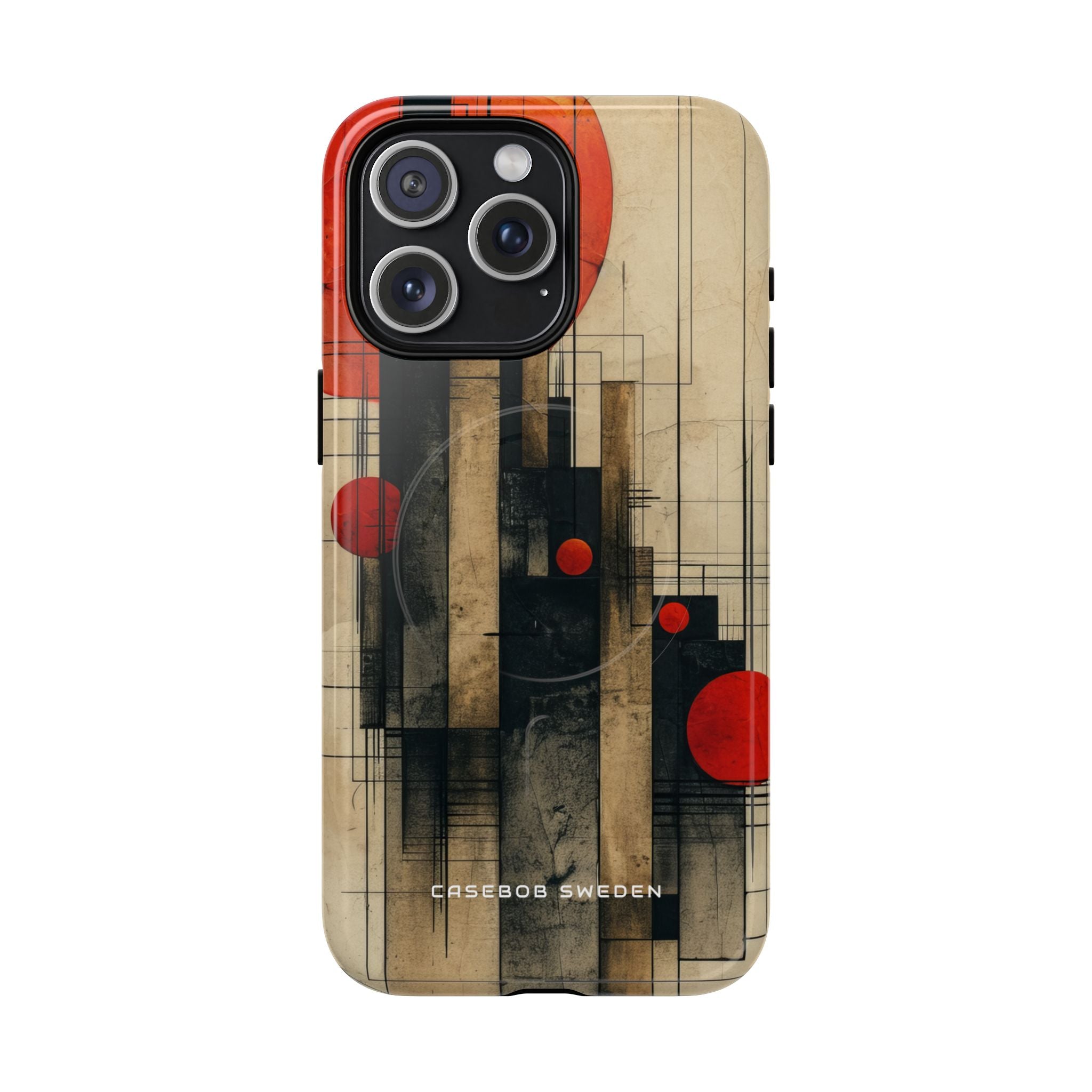 Vintage Geometric Harmony iPhone 15 | Tough+ Phone Case