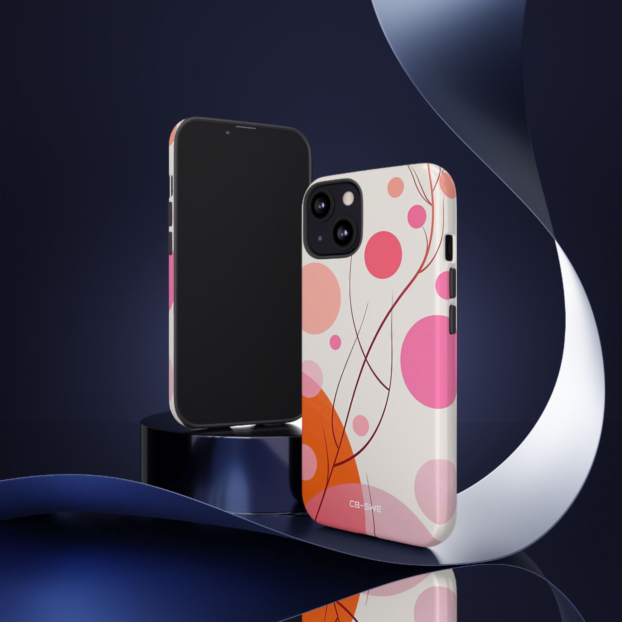 Circles Embrace Lines - iPhone Case