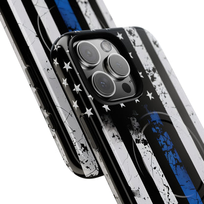 Blue Stripe Flag iPhone 16 Pro Max Case - Tough+