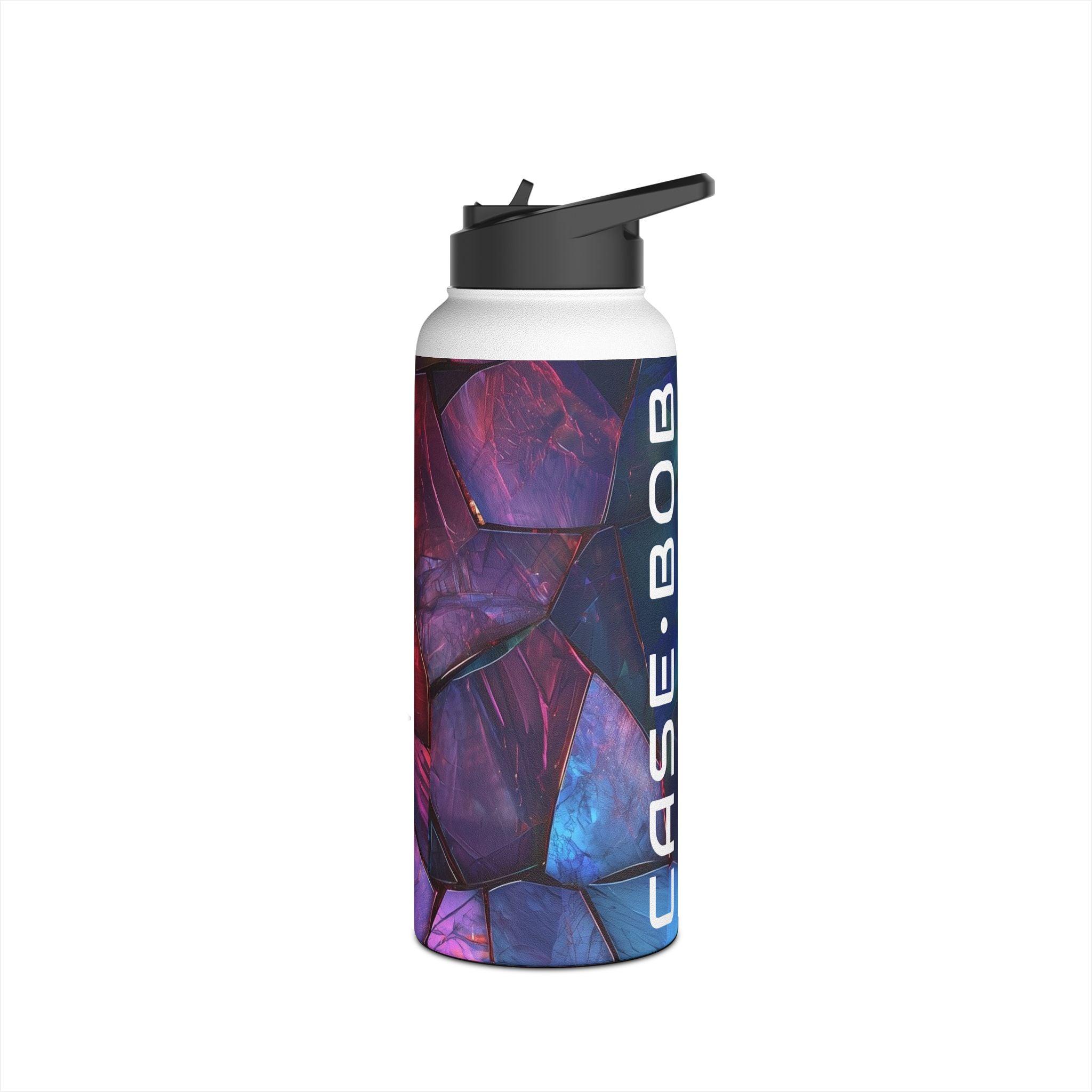 Crimson Shards - Stainless Steel Water Bottle