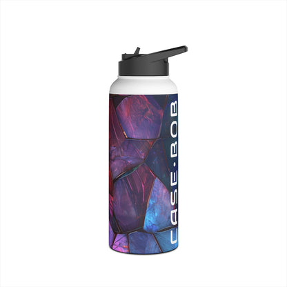 Crimson Shards - Stainless Steel Water Bottle