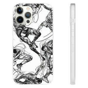 Dynamic Athletic Surrealism | Flexible Phone Case for iPhone