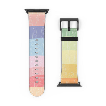 Pastel Rainbow Glow - Watch Band