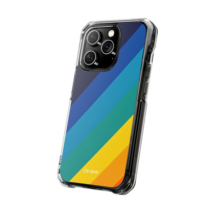 Diagonal Color Spectrum iPhone Case - Impact