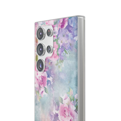 Dreamy Floral Watercolor - Flexi Samsung S23 Phone Case