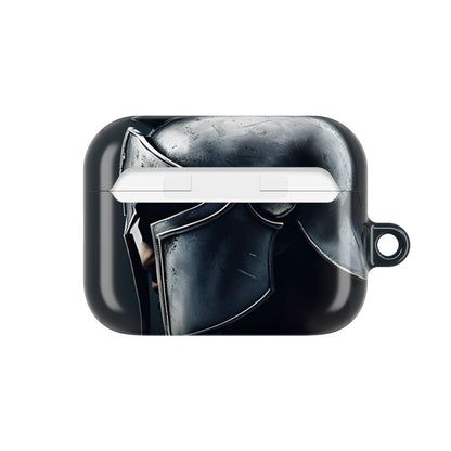 Silver Spartan - AirPods Case