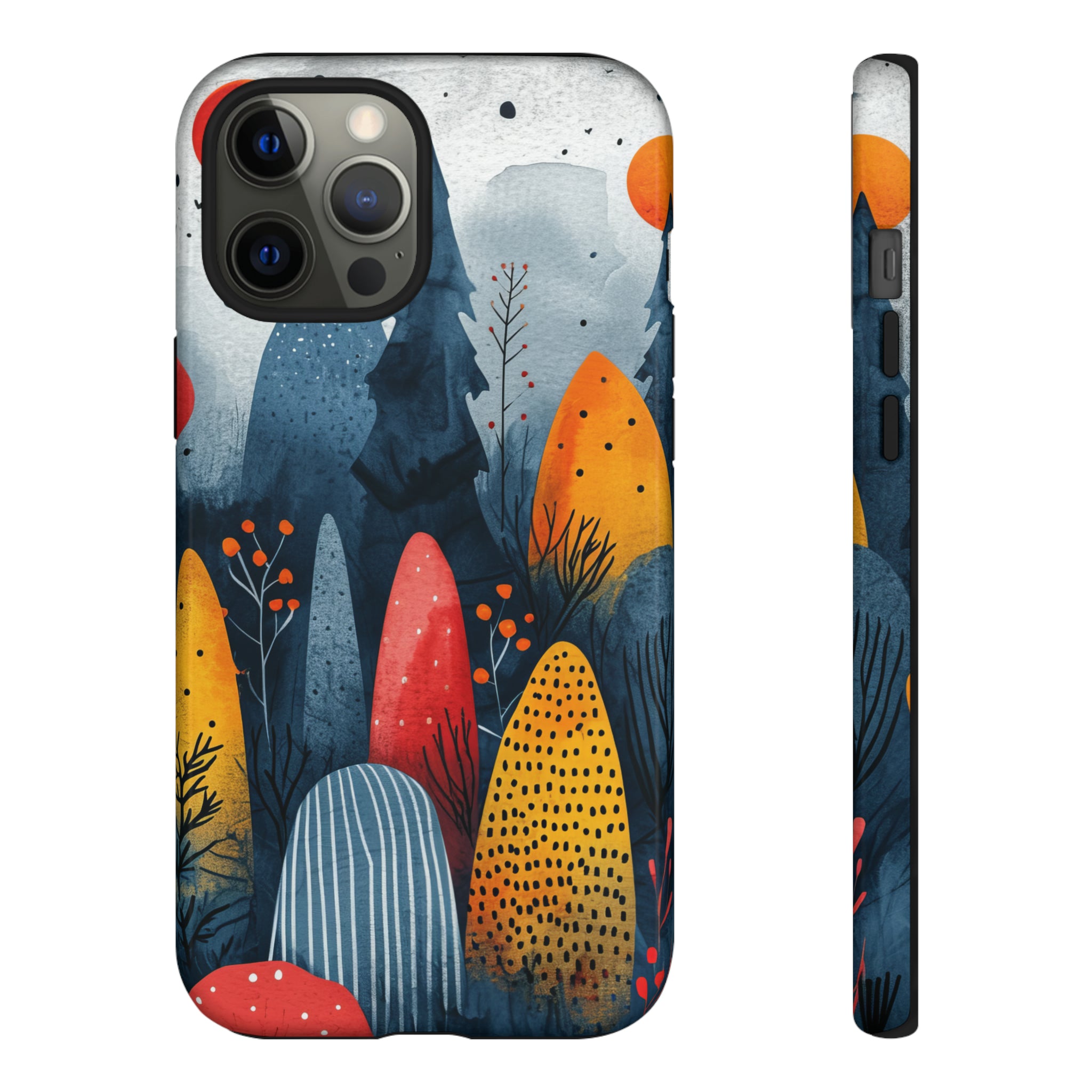 Scandinavian Forest Elegance - Protective Phone Case