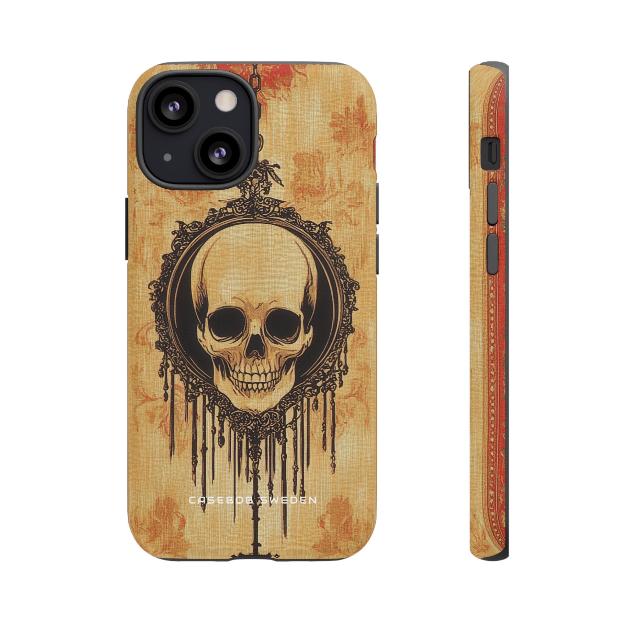 Gothic Skull Elegance iPhone 13 - Robuste Handyhülle