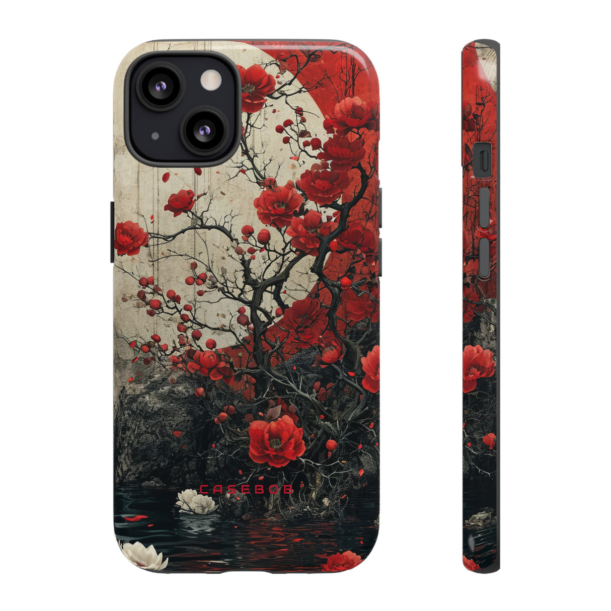 Moonlit Rose Peace - Protective Phone Case