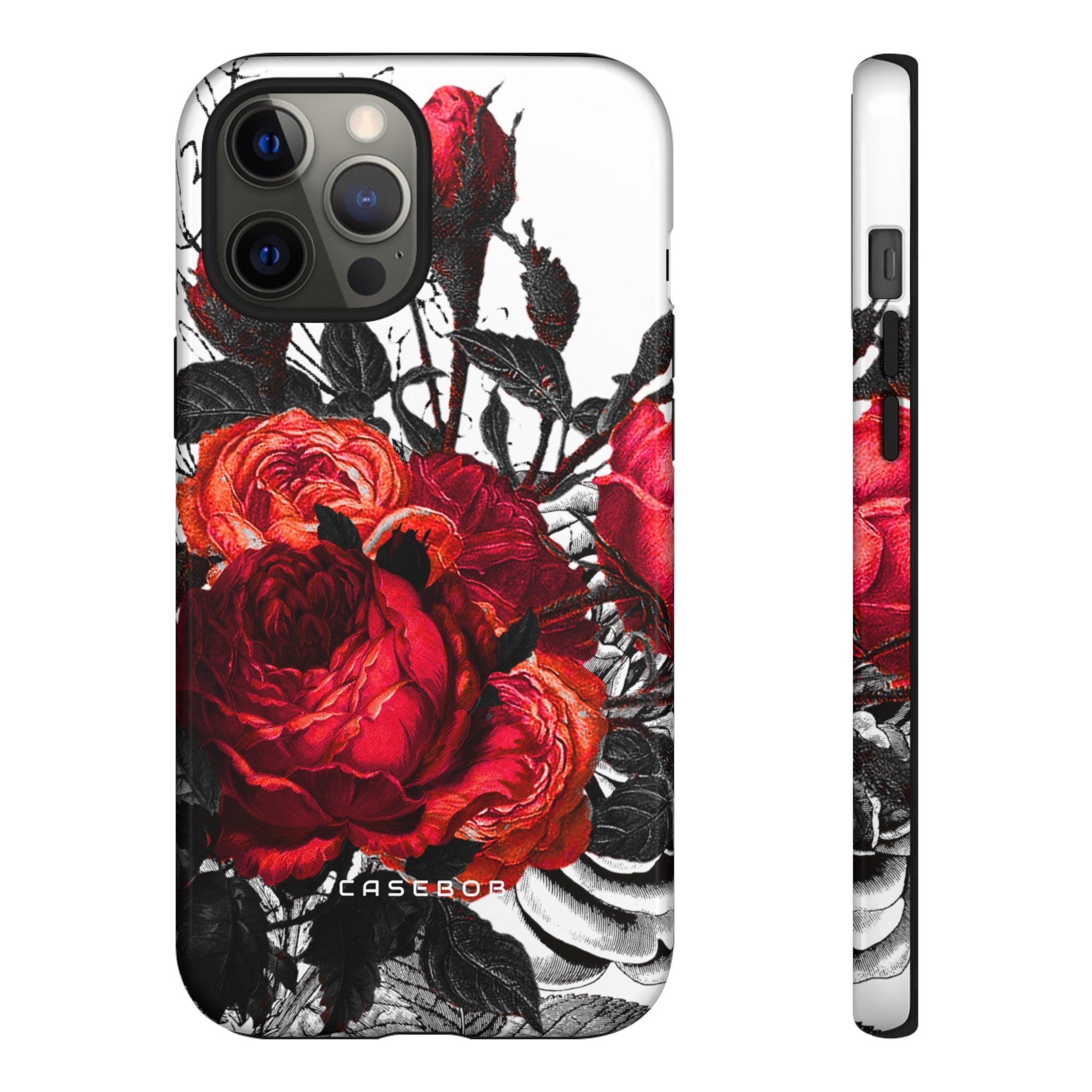 Serarose Gothic Flower - Protective Phone Case