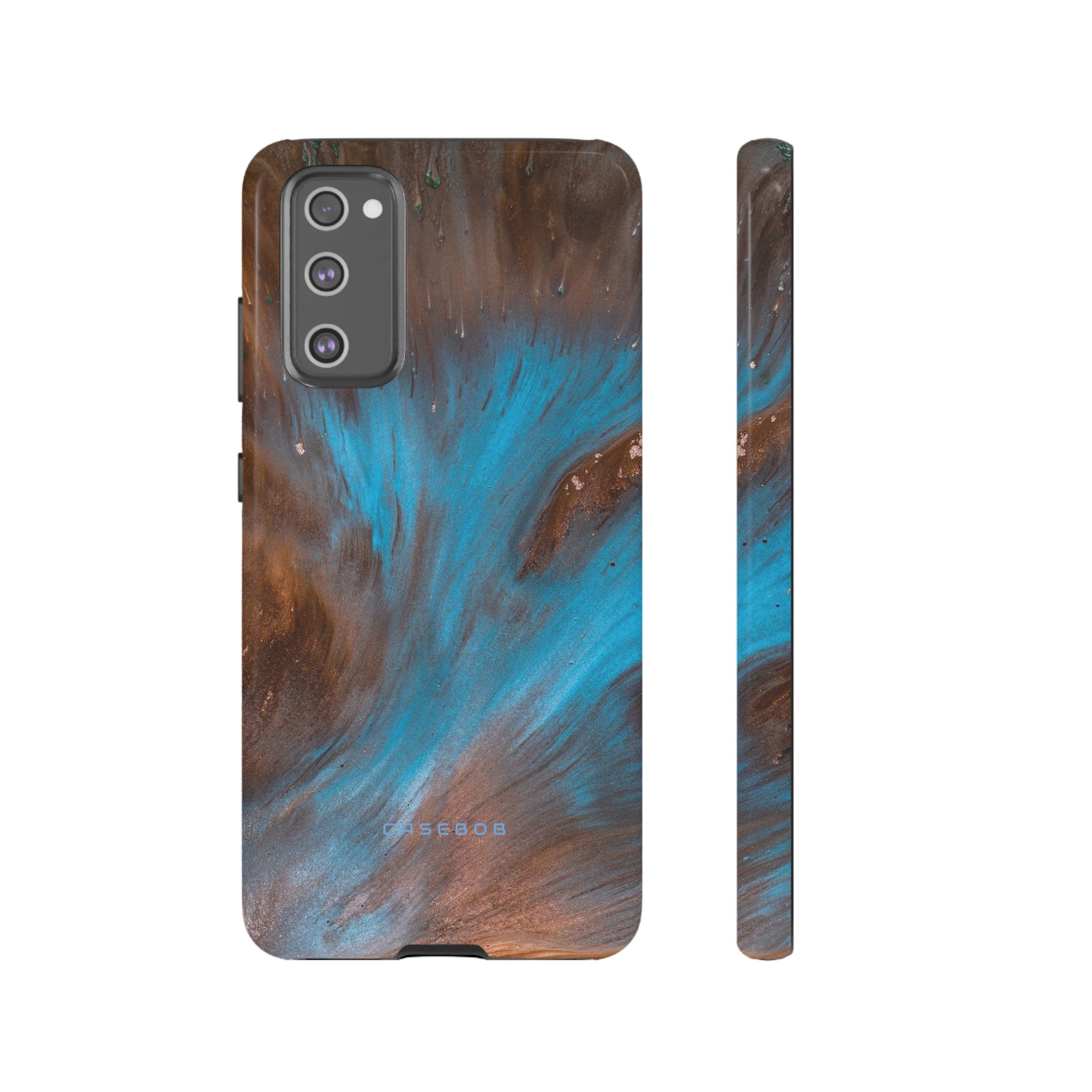 Blue Lagoon Ink Art - Protective Phone Case