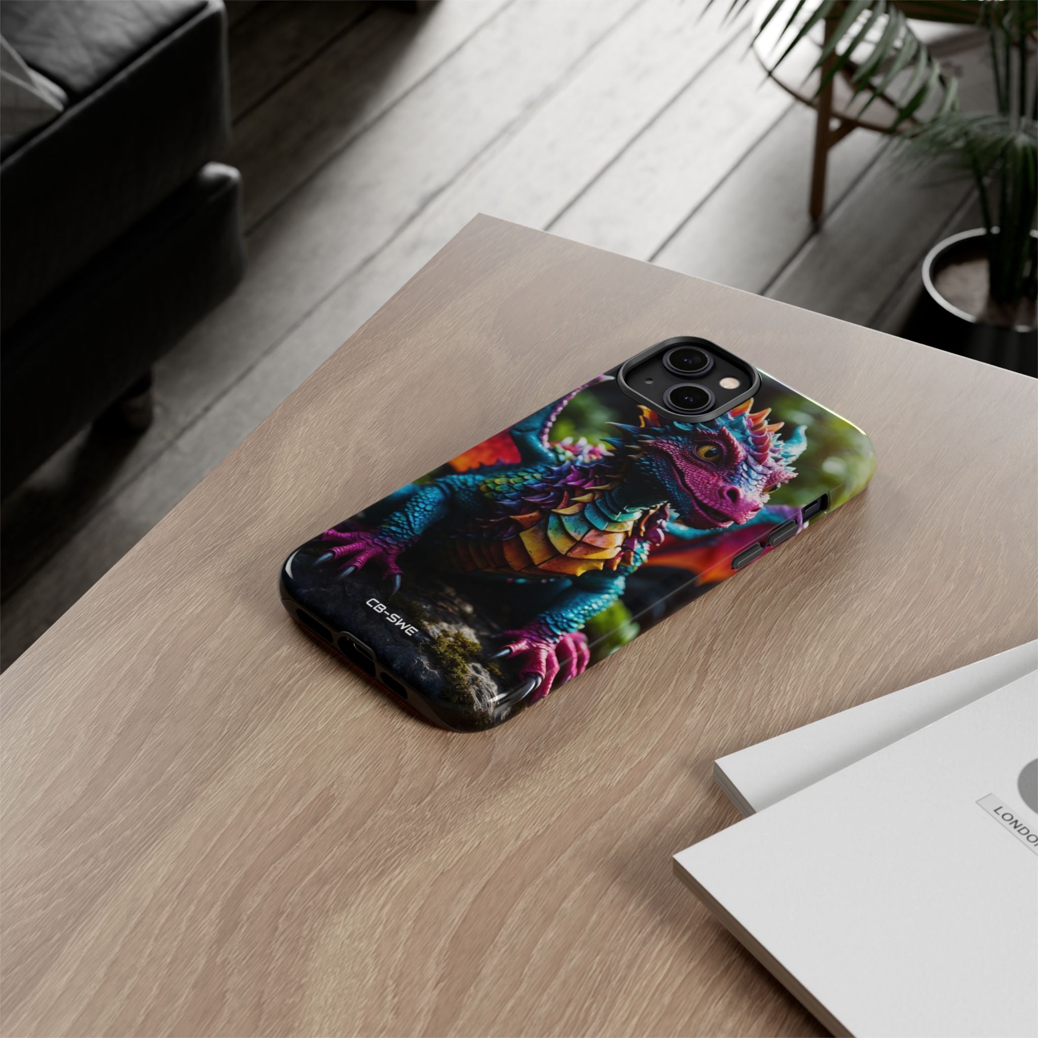 Friendly Dragon Smiles - iPhone Case