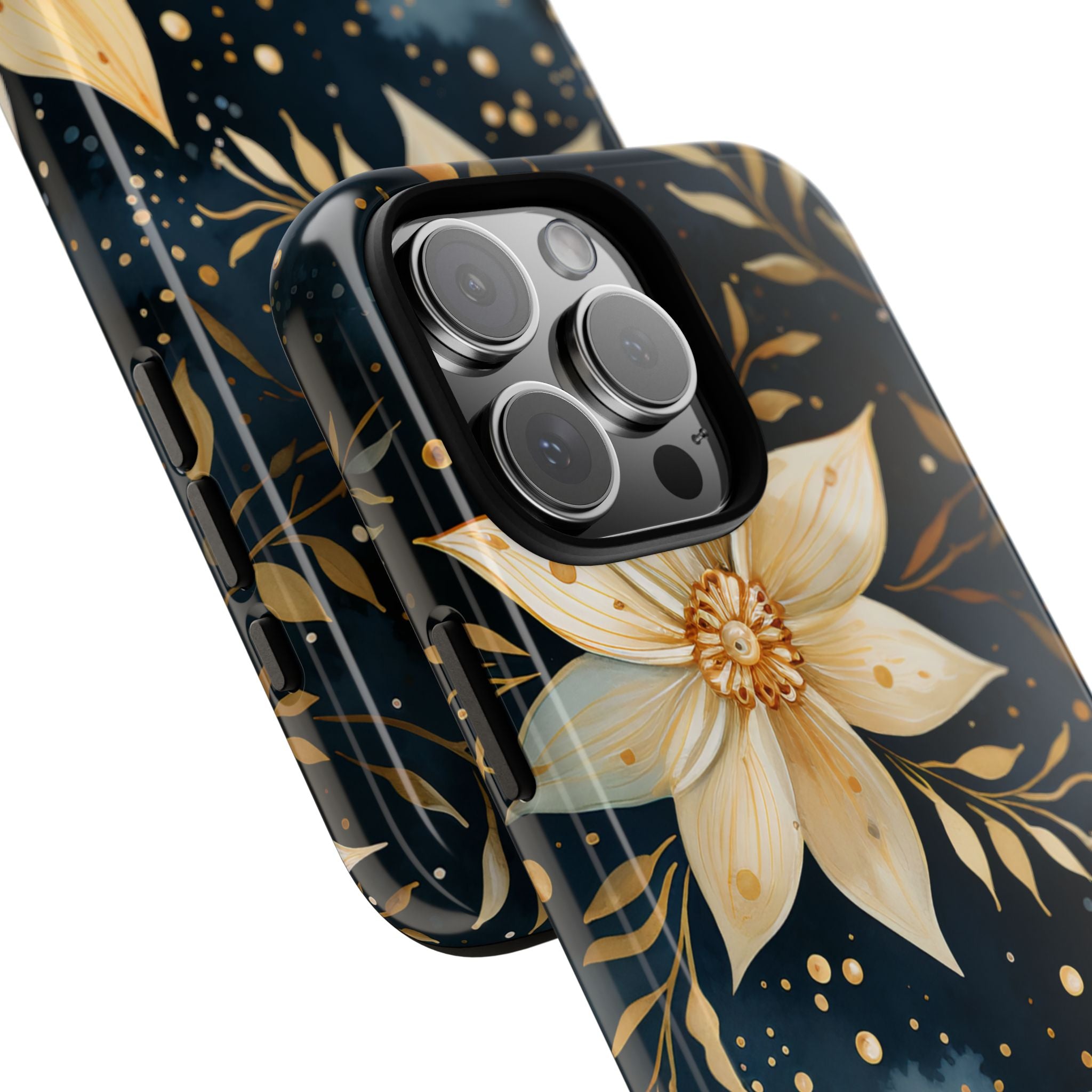 Floral Elegance Flourishes - iPhone Case