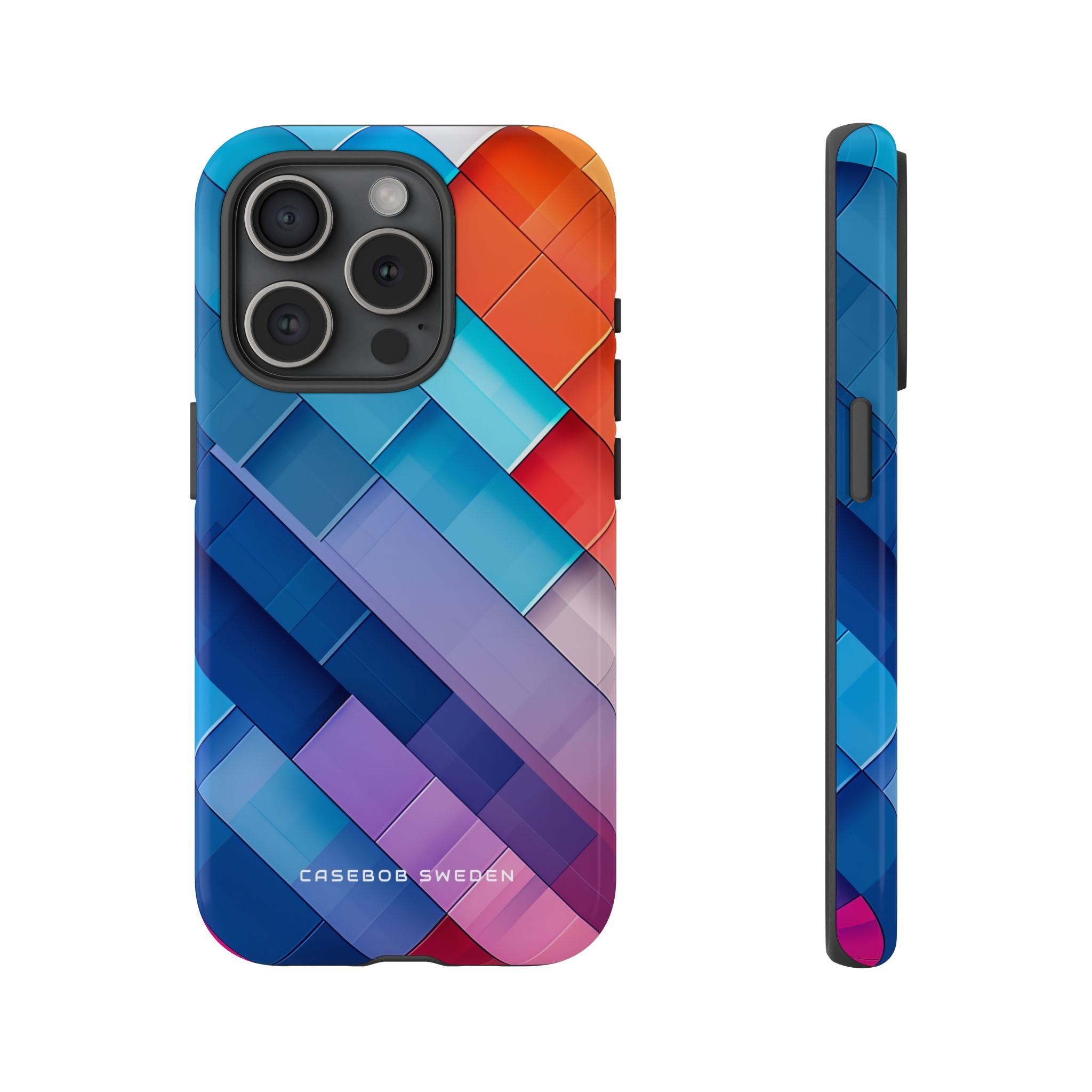 Vibrant GeoFlow iPhone 15 - Tough Phone Case