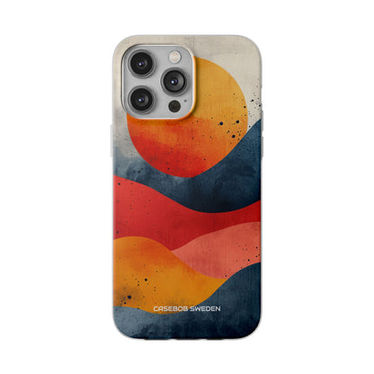 Sunburst Waves - Flexi iPhone 14 Phone Case