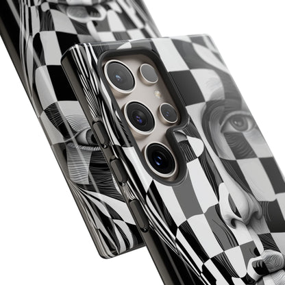 Checkered Face Samsung S24 Ultra Case - Tough
