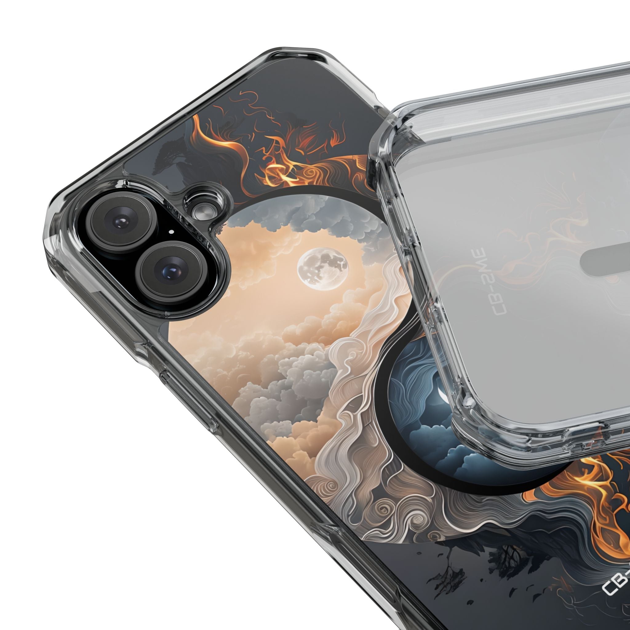 Moonlit Elemental Harmony iPhone Case - Impact