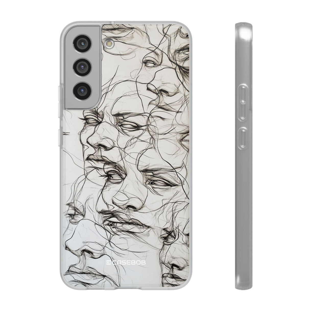 Ethereal Faces | Flexible Phone Case for Samsung Galaxy