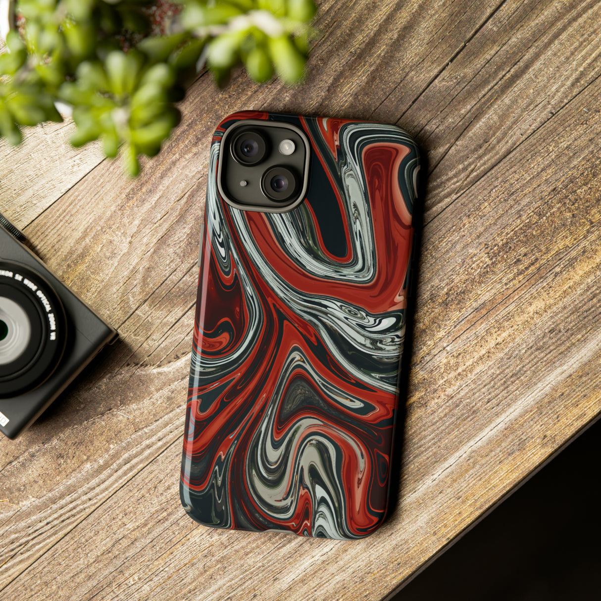 Red Liquid - Protective Phone Case