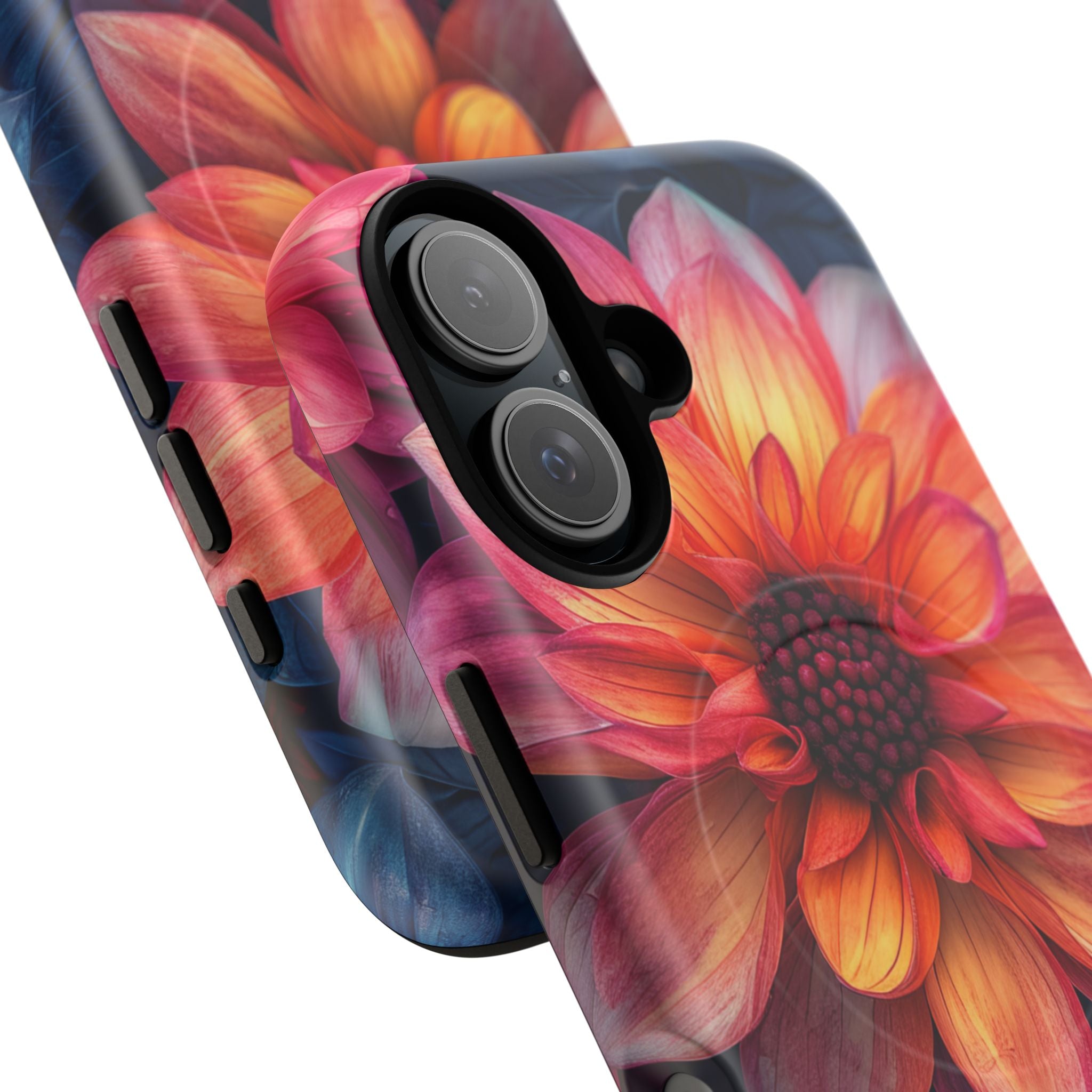 Fiery Bloom Harmony iPhone 16 | Tough+ Phone Case