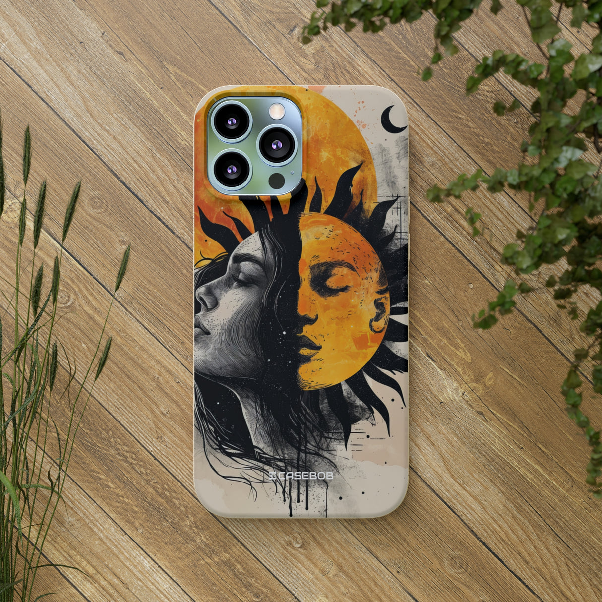 Sunlit Duality | Biodegradable Phone Case