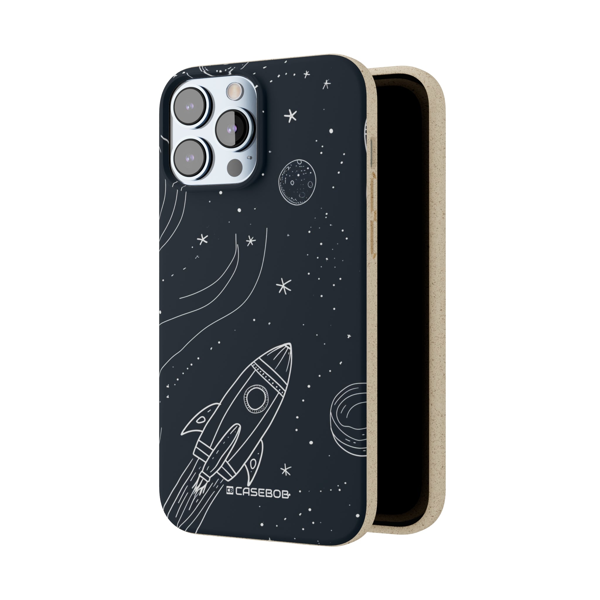 Cosmic Doodle Adventure | Biodegradable Phone Case