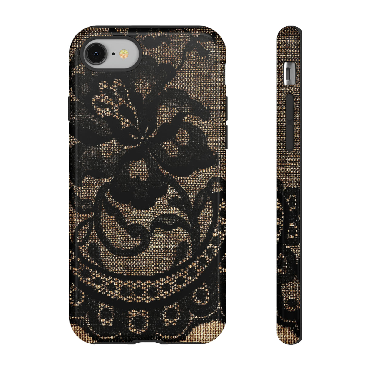 Broomrose Gothic Flower - Protective Phone Case