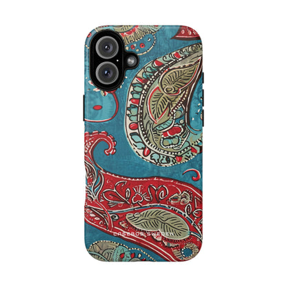 Vintage Paisley Elegance iPhone 16 - Tough Phone Case