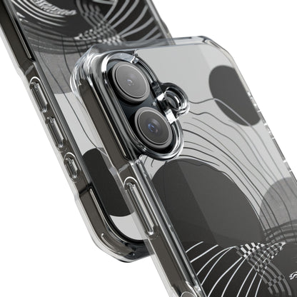 Monochrome Motion Flow iPhone 16 - Impact Clear+