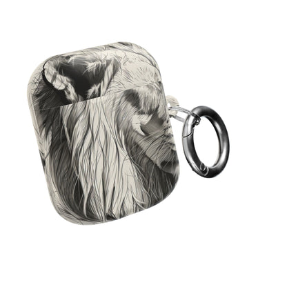 Lion Whisper Gray - AirPods Case