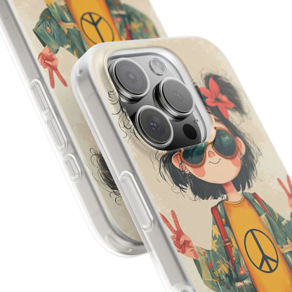 Peace Pigtails iPhone 16 Pro Case - Soft