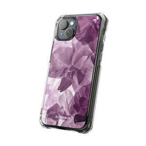 Radiant Orchid Design | Handyhülle für iPhone (Clear Impact Case – magnetisch) 