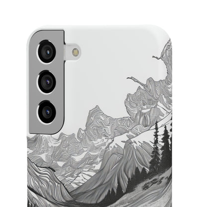 Monochrome Serenity | Slim Phone Case for Samsung