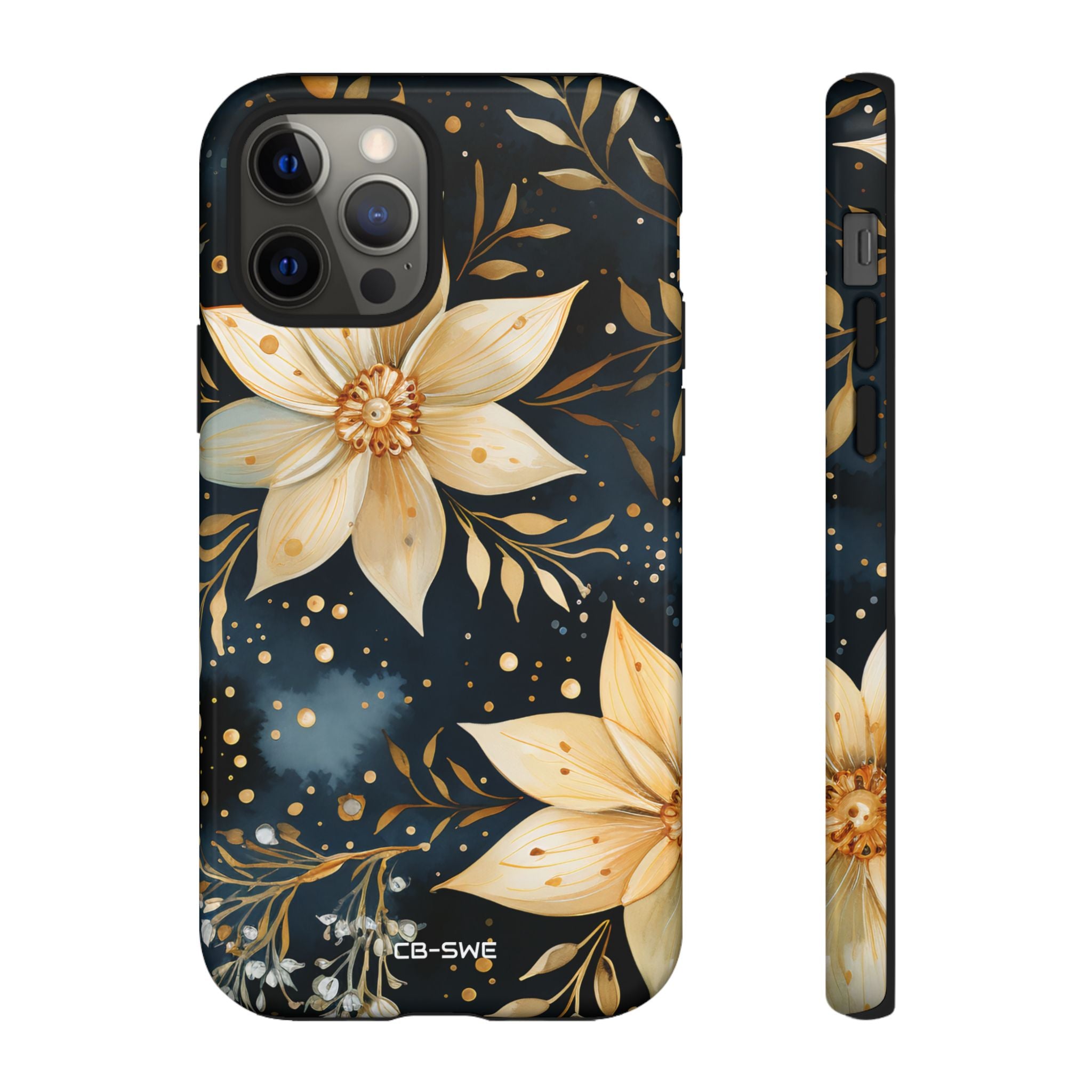 Floral Elegance Flourishes - iPhone Case