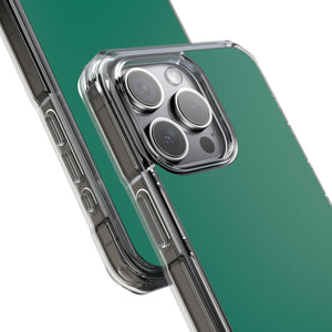 Generisches Viridian | Handyhülle für iPhone (Clear Impact Case – magnetisch) 