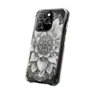 Celestial Mandala Harmony - Phone Case for iPhone (Clear Impact - Magnetic)