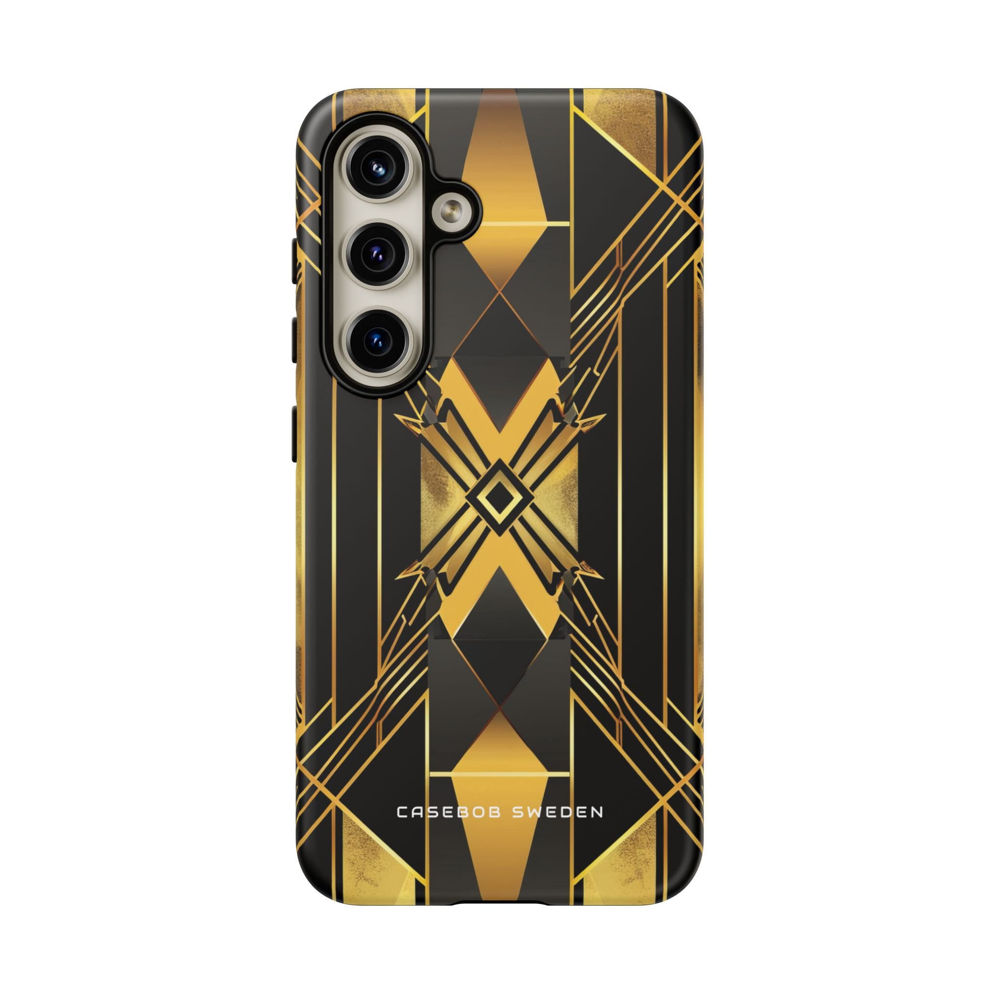 Golden Geometric Elegance Samsung S24 - Tough Phone Case